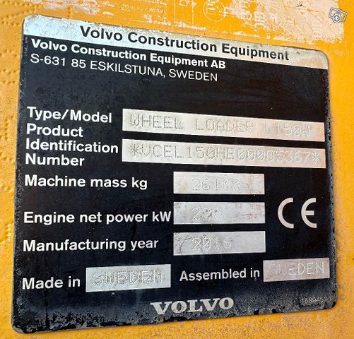 Volvo L 150 H 22