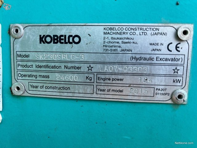 Kobelco SK 230 SR LC-3 25