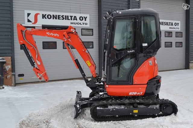 Kubota U20-3 UUSI, TAKUU 24KK 1