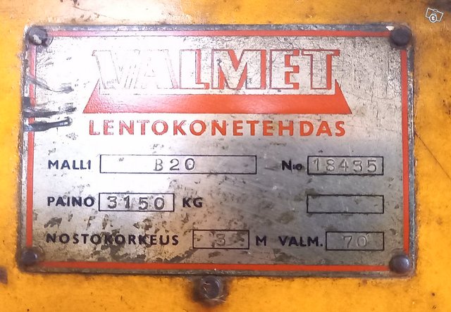 Valmet trukki B20 3150kg vm. 1970 2