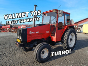 Valmet 705 Turbo - SIISTI TAKAVETO - KATSO VIDEO, Traktorit, Kuljetuskalusto ja raskas kalusto, Urjala, Tori.fi