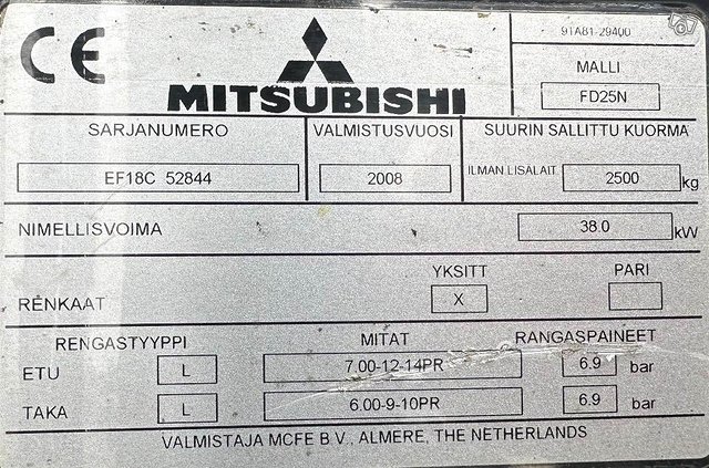 Mitsubishi FD25N 15