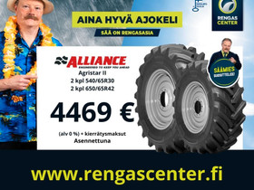 Alliance Agristar II 650/65r42 ja 540/65r30, Muut tykoneet ja lislaitteet, Kuljetuskalusto ja raskas kalusto, Pieksmki, Tori.fi