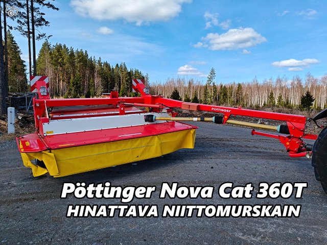 Pöttinger Nova Cat 360T hinattava niittomurskain, kuva 1