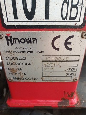 Hinowa minidumpperit HS400 ja HS1100 3