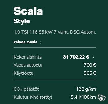 Skoda Scala 6