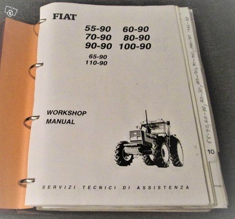Fiat traktorien huoltokirjallisuutta 15