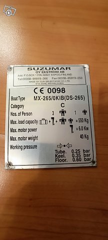 Tuunaajalle Suzumar MX-265 kumivene halvalla! 5