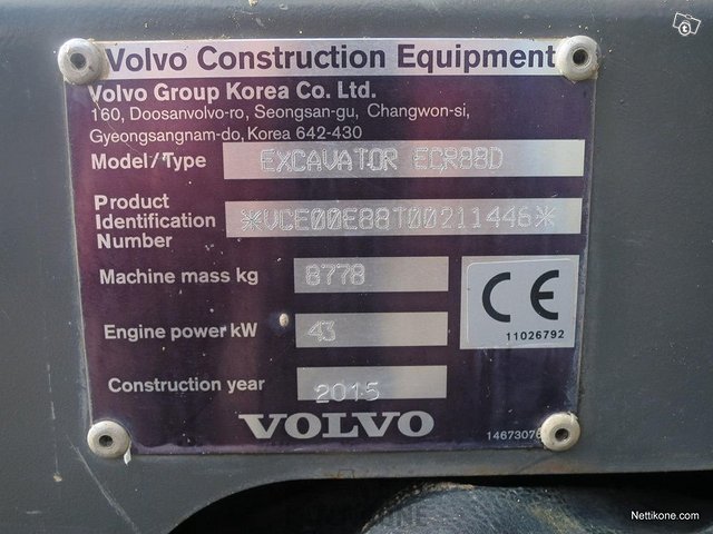 Volvo ECR88D SMP Rototiltti 21