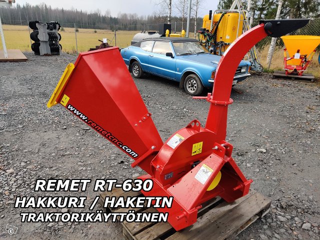 Remet RT-630 haketin / hakkuri - UUSI - VIDEO 1