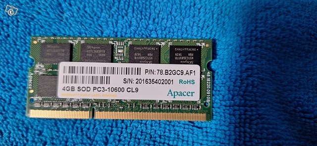 4GB SO-DIMM SOD PC3-10600 CL9 Apacer DDR3