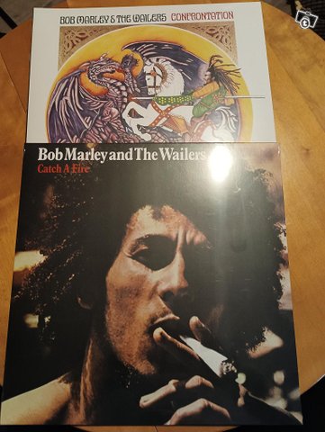 Bob Marley - Catch a Fire ja Confrontation LP:t uusia, kuva 1