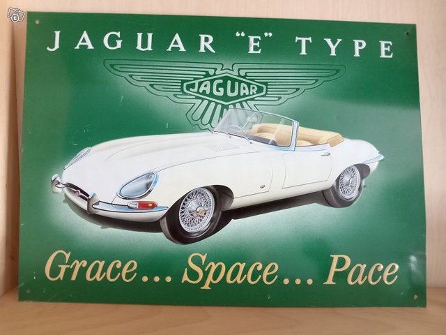 Peltikyltti Jaguar E Type, Kiire!!