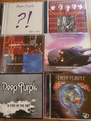 Deep purple cd-levyt, kuva 1