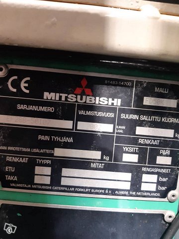 Mitsubishi FD50K 8