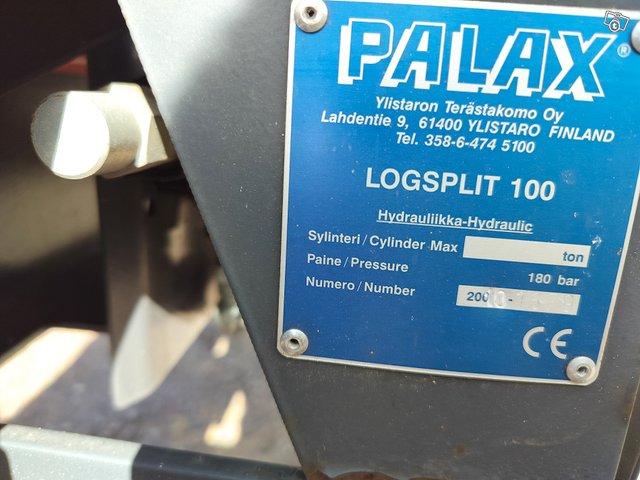 Palax Logsplit 100 3