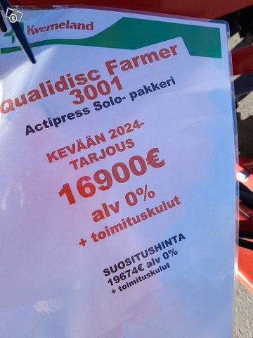Kverneland Qualidisc Farmer 3001 4