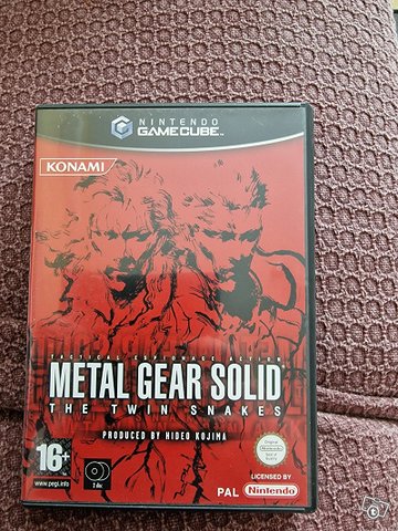 Nintendo GameCube Metal Gear Solid 2 levyä pelit, kuva 1