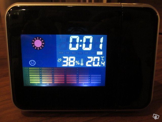 Kello/lämpömittari, kuva 1