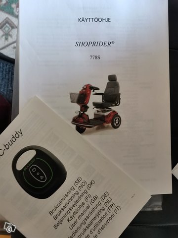 Shoprider 778S apuajoneuvo/skootteri 7