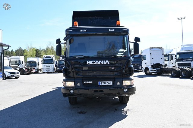 Scania P440 8x4 Manuaali 369tkm 8