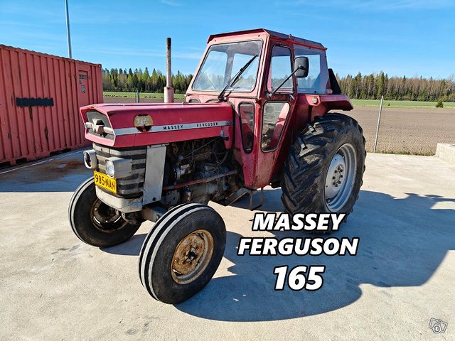 Massey Ferguson 165, rekisterissä, alvillinen kone 1