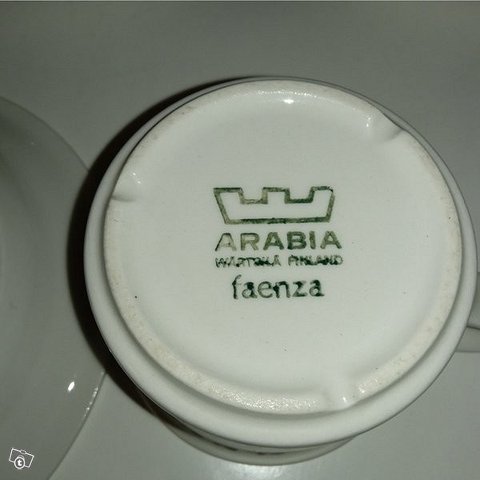 Arabia Faenza kahvikupit, kuva 1
