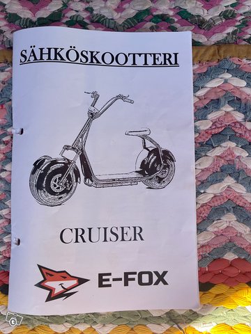 E-FOX CRUiSER Sähköskootteri 1000 w 6