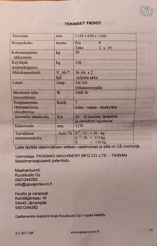 Senioriskooteri SHOPRIDER 778NR 4