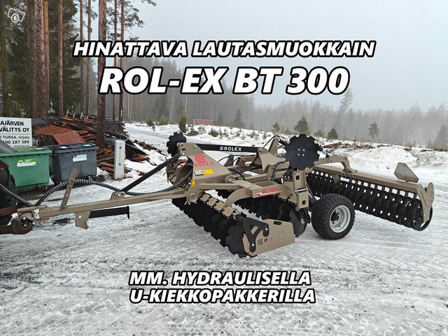 Rol-Ex BT 300 hinattava lautasmuokkain - VIDEO 1