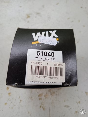 Öljynsuodatin WIX 51040 GM V6