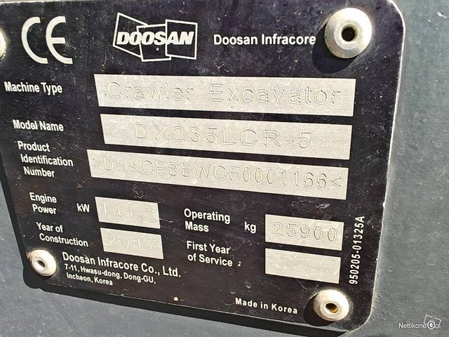 Doosan DX235LCRD-5 ENGCONILLA 10
