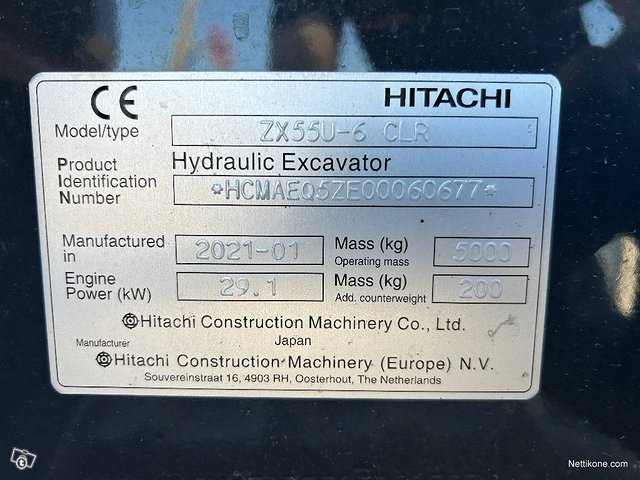 Hitachi ZX55U-6 CLR 9