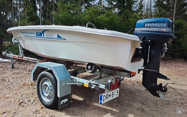 Pulpettivene Suvi 4230, Evinrude 20 hp 2