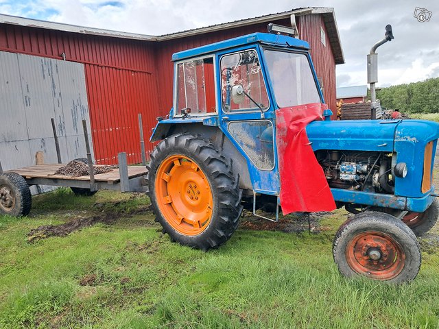 Fordson Major + kärry, kuva 1