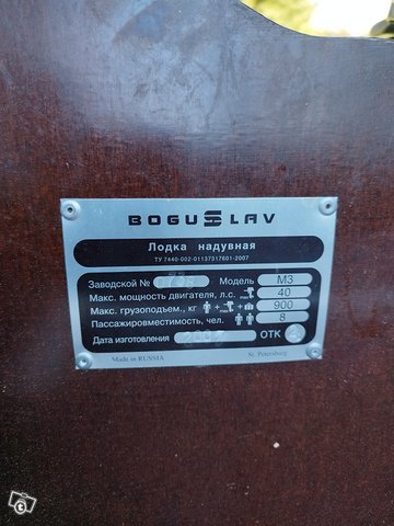 Boguslav m3 trimaran pvc moottorivene 3