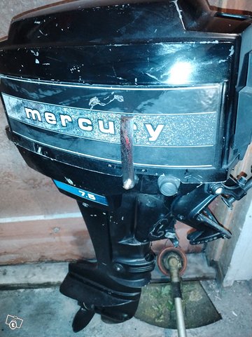 Mercury 7.5hp varaosiksi/kunnostukseen, kuva 1