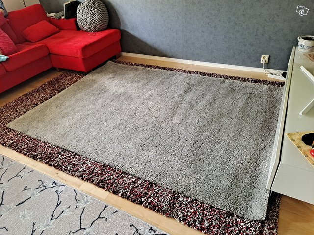 Ikea Stoense harmaa matto, kuva 1