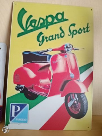 Peltikyltti Vespa