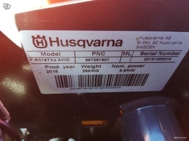 Husqvarna R316TXs AWD 3