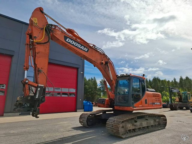 Doosan DX 225 LC-3/ kallistuvaliitin, Rasvari, Lämmitin, 2