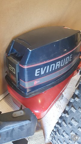 Evinrude 20 ,huippu hyvä. 3