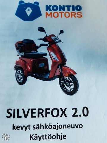 Senioriajoneuvo Kontio Motors Silverfox 2.0 1