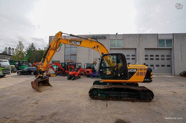 Jcb js160lc pyörittäjällä, kuva 1