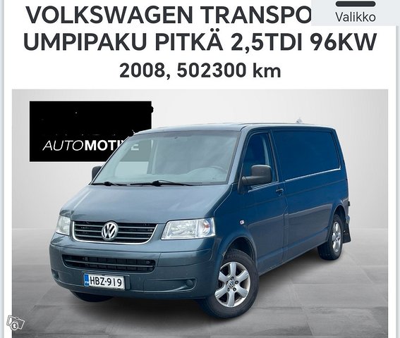 Transporter 2,5L pitkä malli, kuva 1