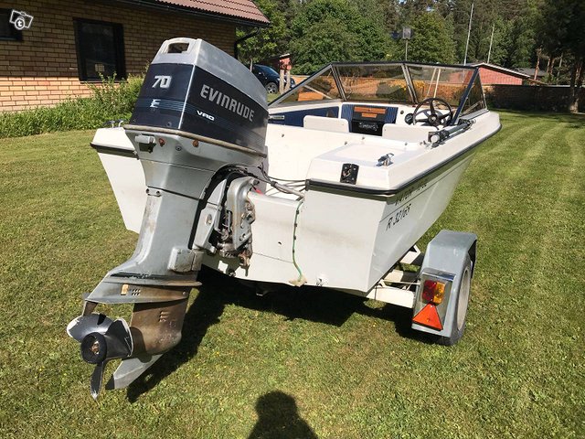 Evinrude 70 hv sähkötrimmi, sähköstartti., kuva 1