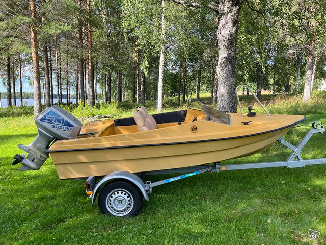 Rattivene /Tuulilasivene Terhi 400BS + Suzuki 50hp, kuva 1