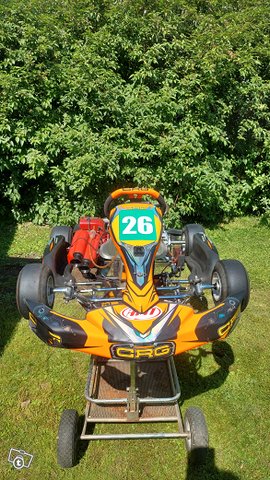 Karting CRG Black Mirror + Raket 95 + varusteet, kuva 1