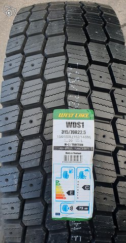 Kuorma-auton renkaat 315/80R22,5 Westlake Premium