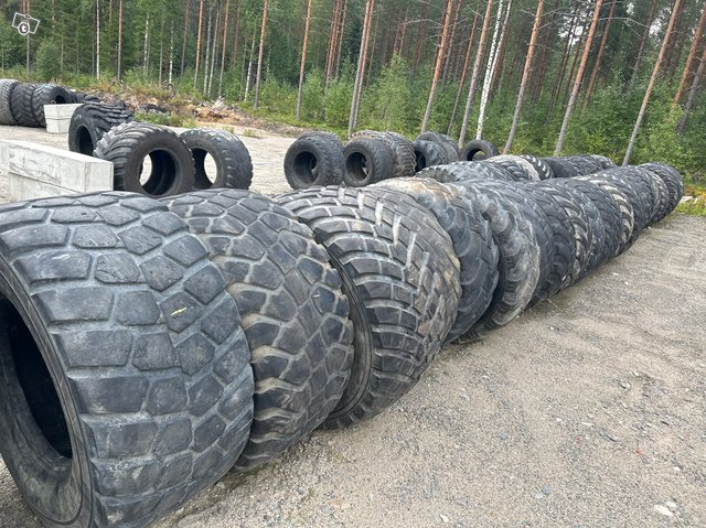 650/55R26.5 käytettyjä renkaita kymmeniä 1